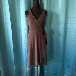Express Faux Wrap Black Dress ~ Size S